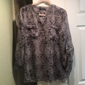 Women’s blouse snake print